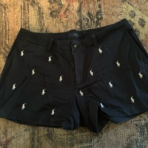 Navy with white horses.